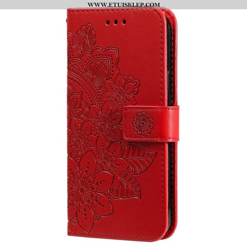 Etui Folio do Vivo Y35 z Łańcuch Paskowata Mandala